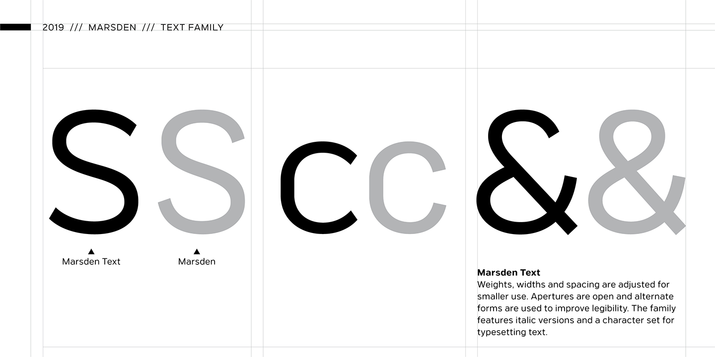 Example font Marsden Compact #4
